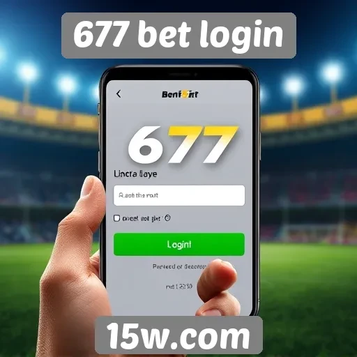 Experiência mobile no 677 bet login em dispositivos móveis